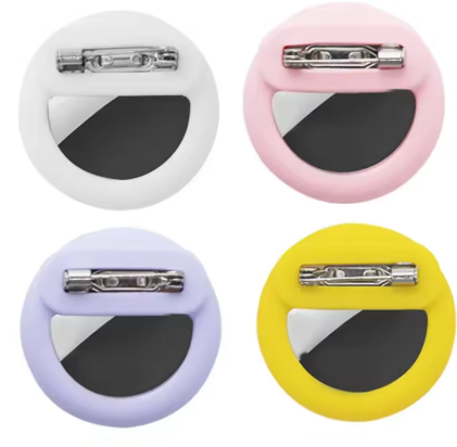 Pin on AirTag holder 4 pcs - Multiple Colours