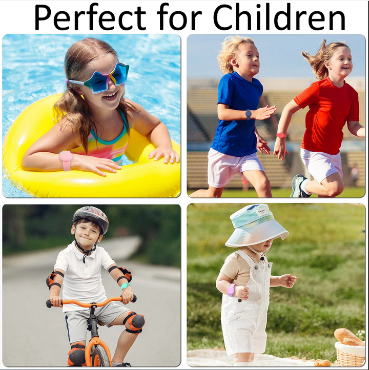 Waterproof children's wristband - purple.