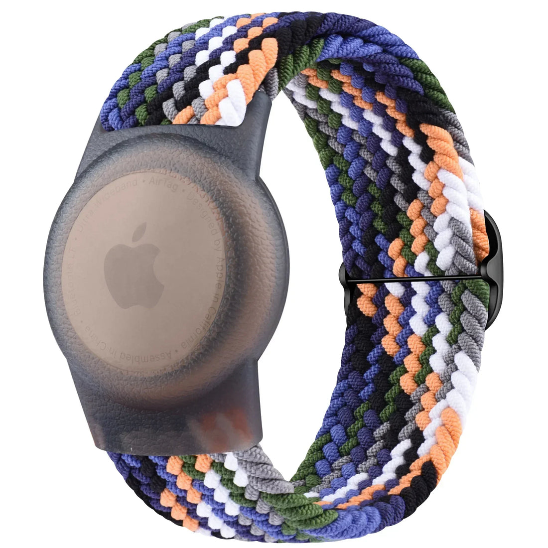 Braided children's wristband for AirTag