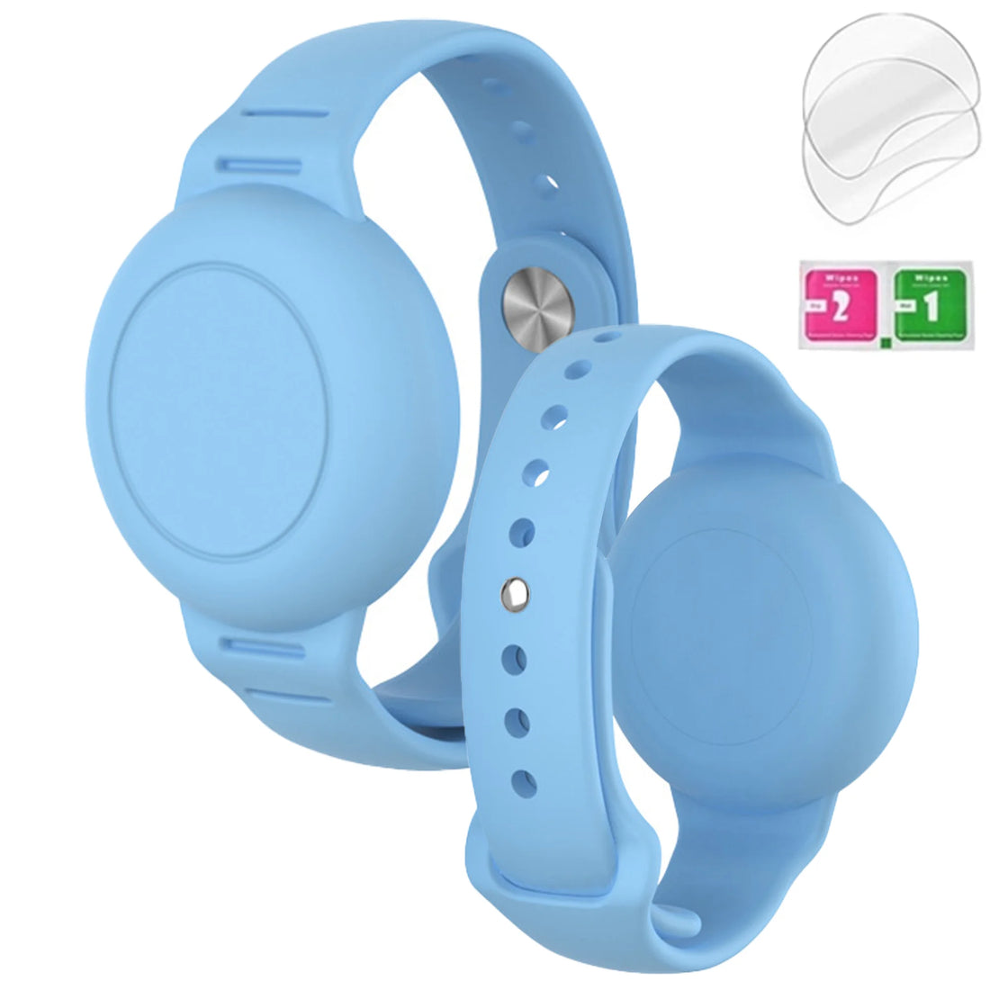 Soft silicone, children's Air Tag bracelet.