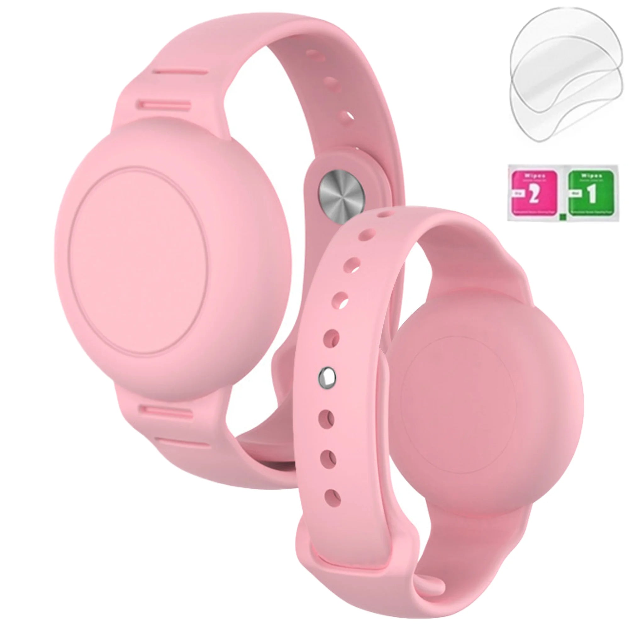 Soft silicone, children's Air Tag bracelet.