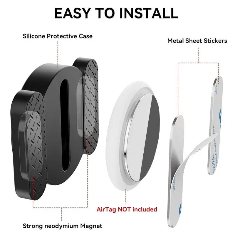 Strong Magnetic Silicone Protective Case for Apple Airtag