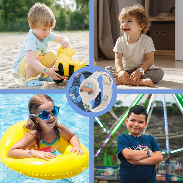 Soft silicone, car, children's bracelet.