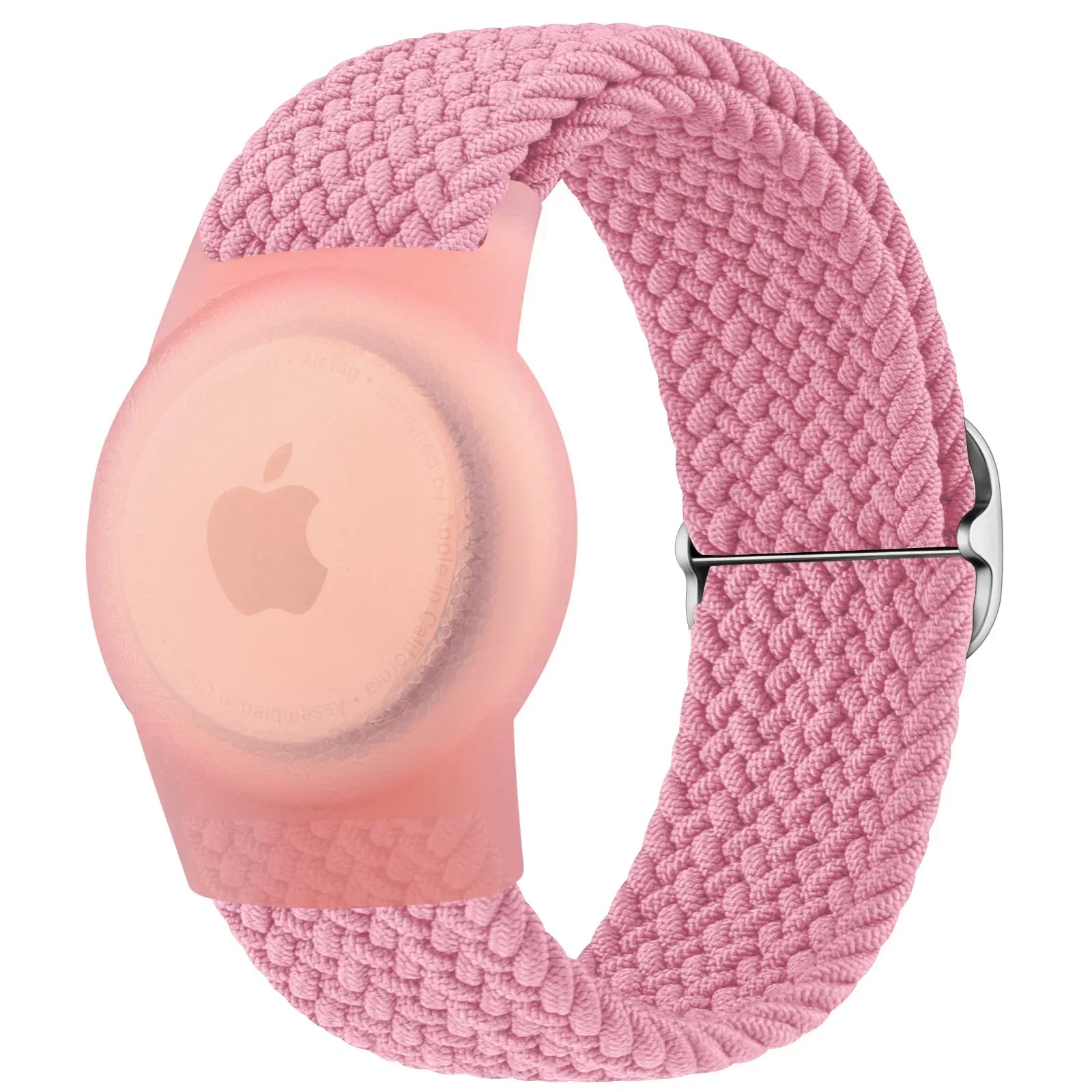Braided children's wristband for AirTag
