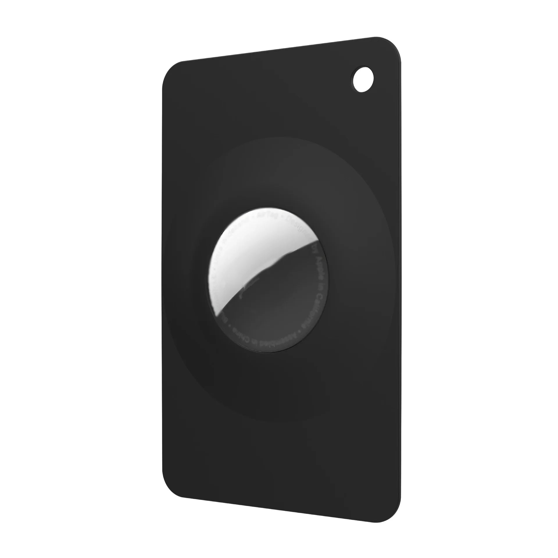 Flexible solid card AirTag holder.