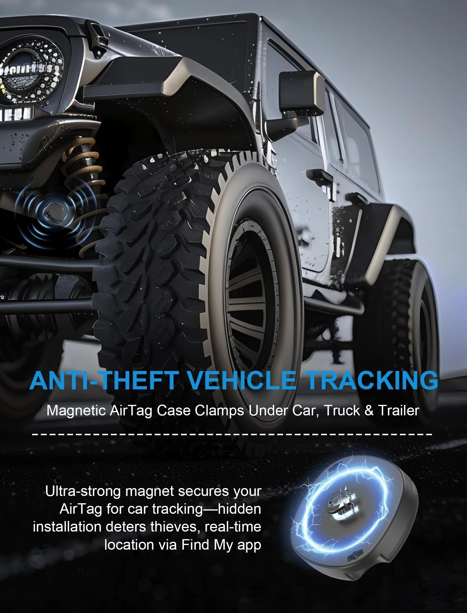 3 in 1 Airtag Equipment Case