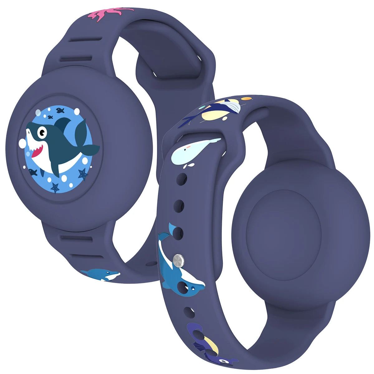Soft silicone, children's Air Tag bracelet.