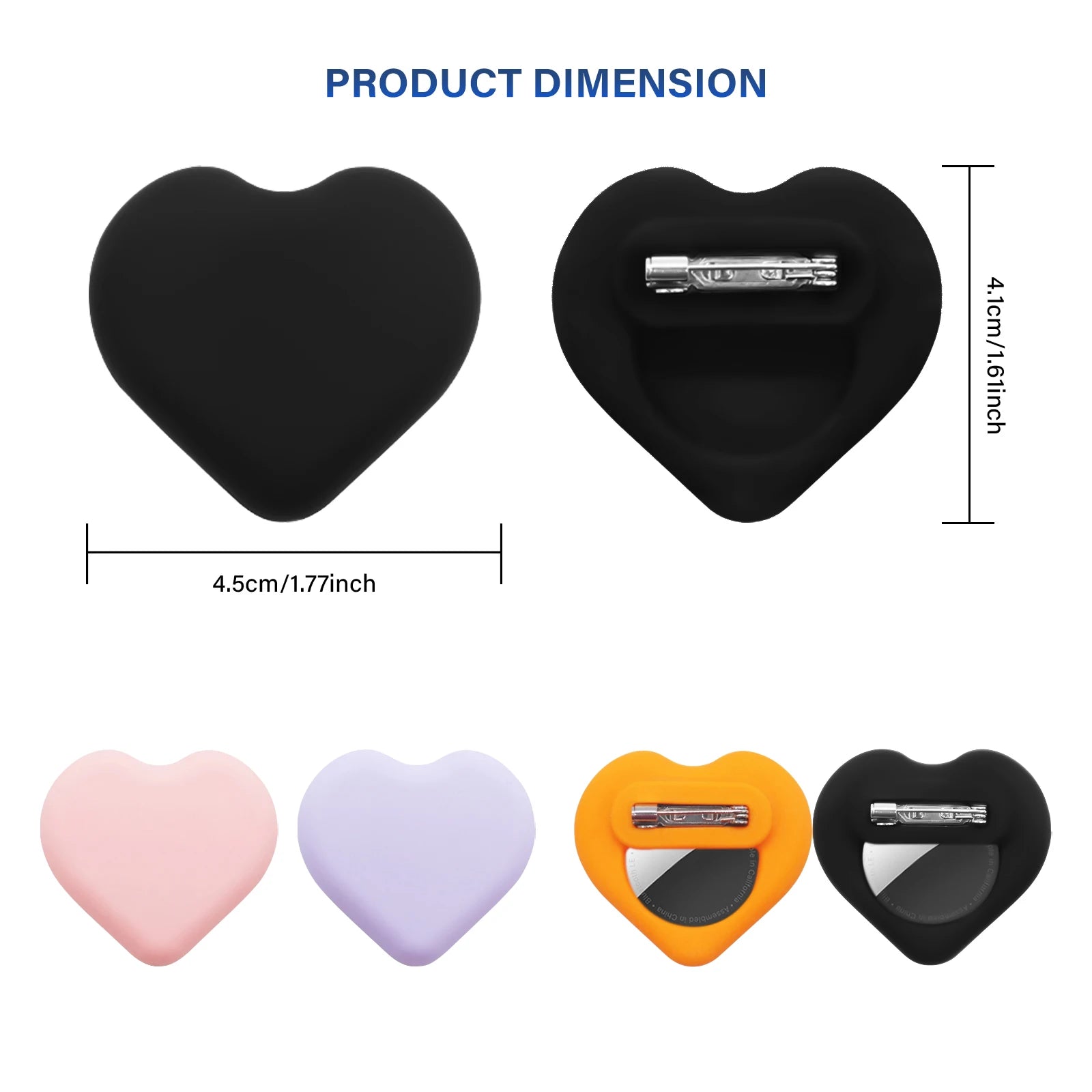 Pin On Heart Shaped Airtag button