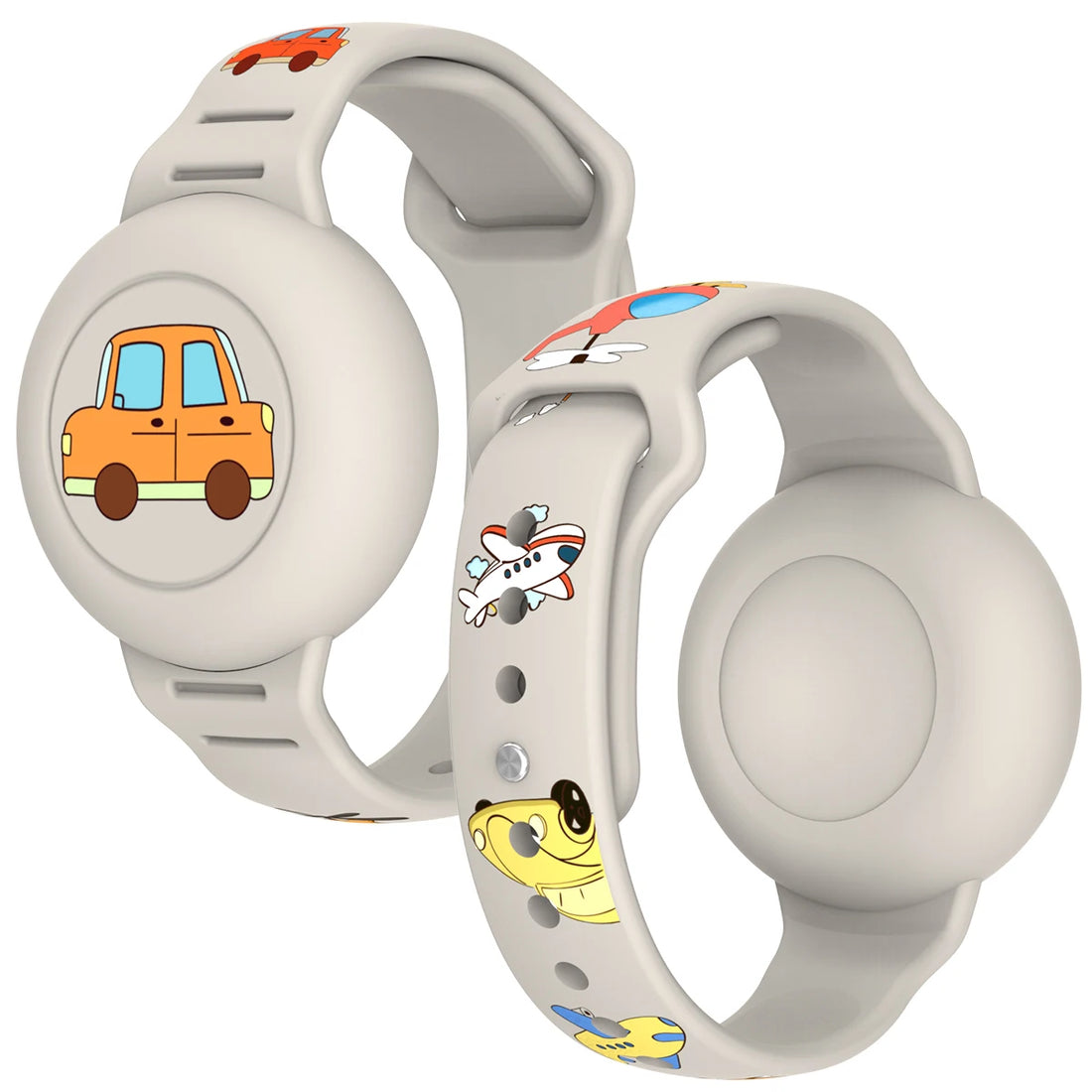 Soft silicone, children's Air Tag bracelet.