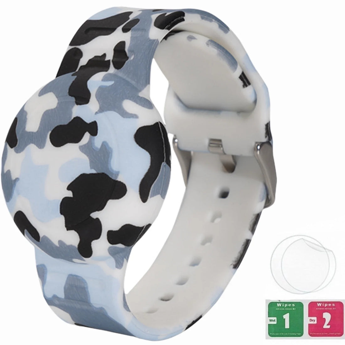Soft silicone, children's Air Tag bracelet.