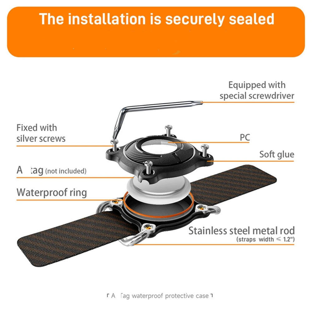 *** NEW *** Heavy Duty Air Tag holder for existing Dog Collars