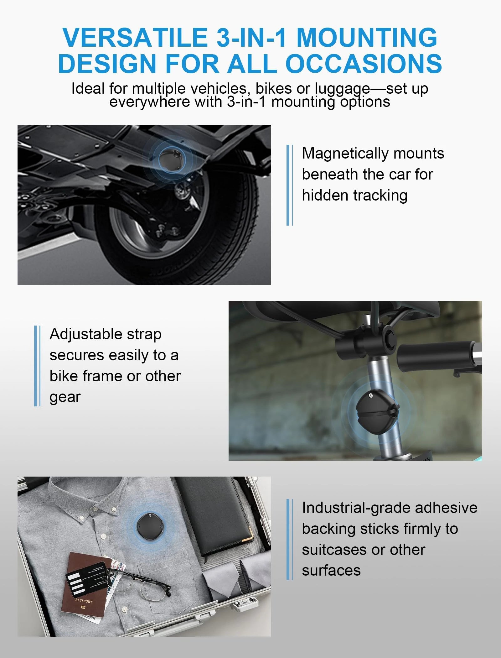 3 in 1 Airtag Equipment Case