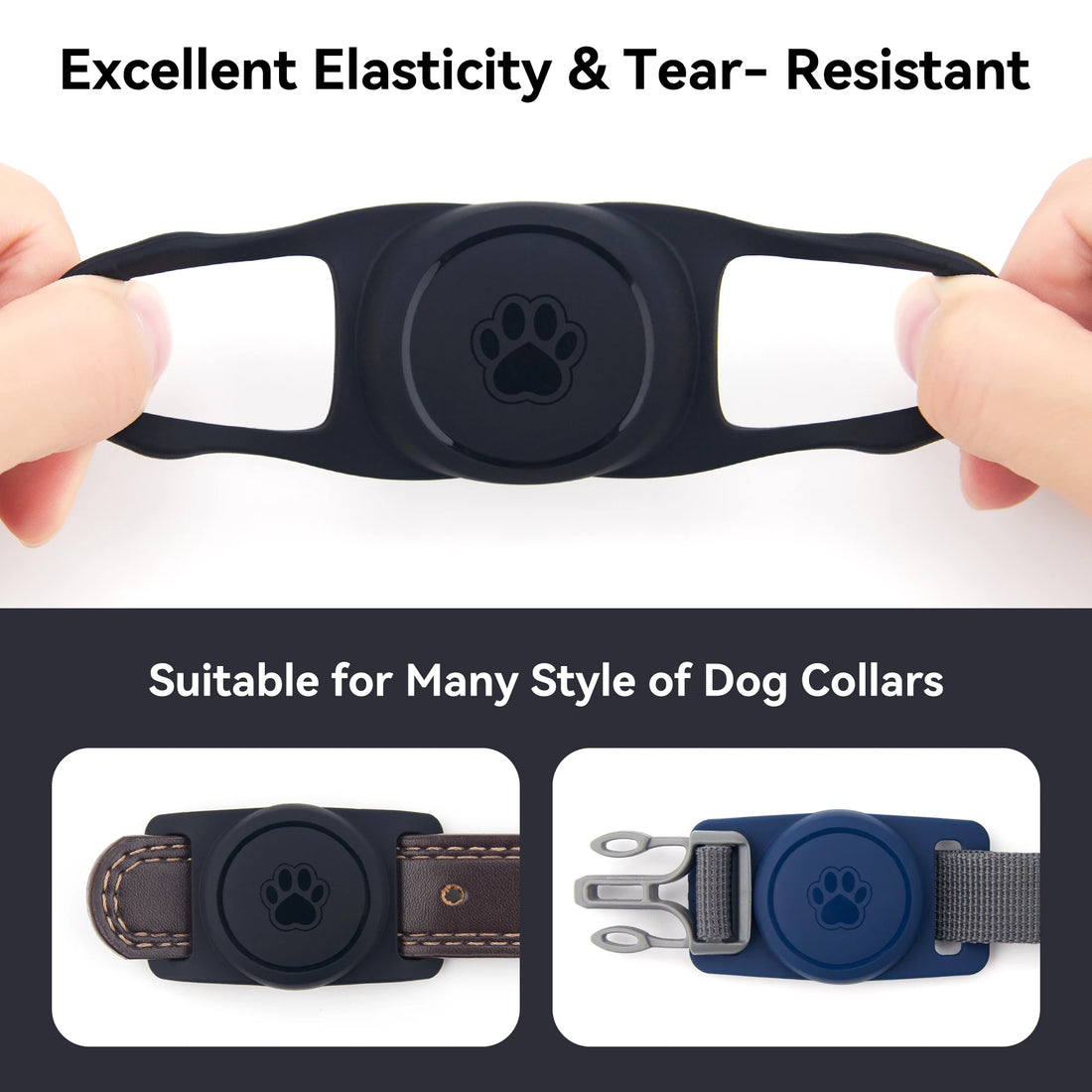 Waterproof AirTag holder for pet collars