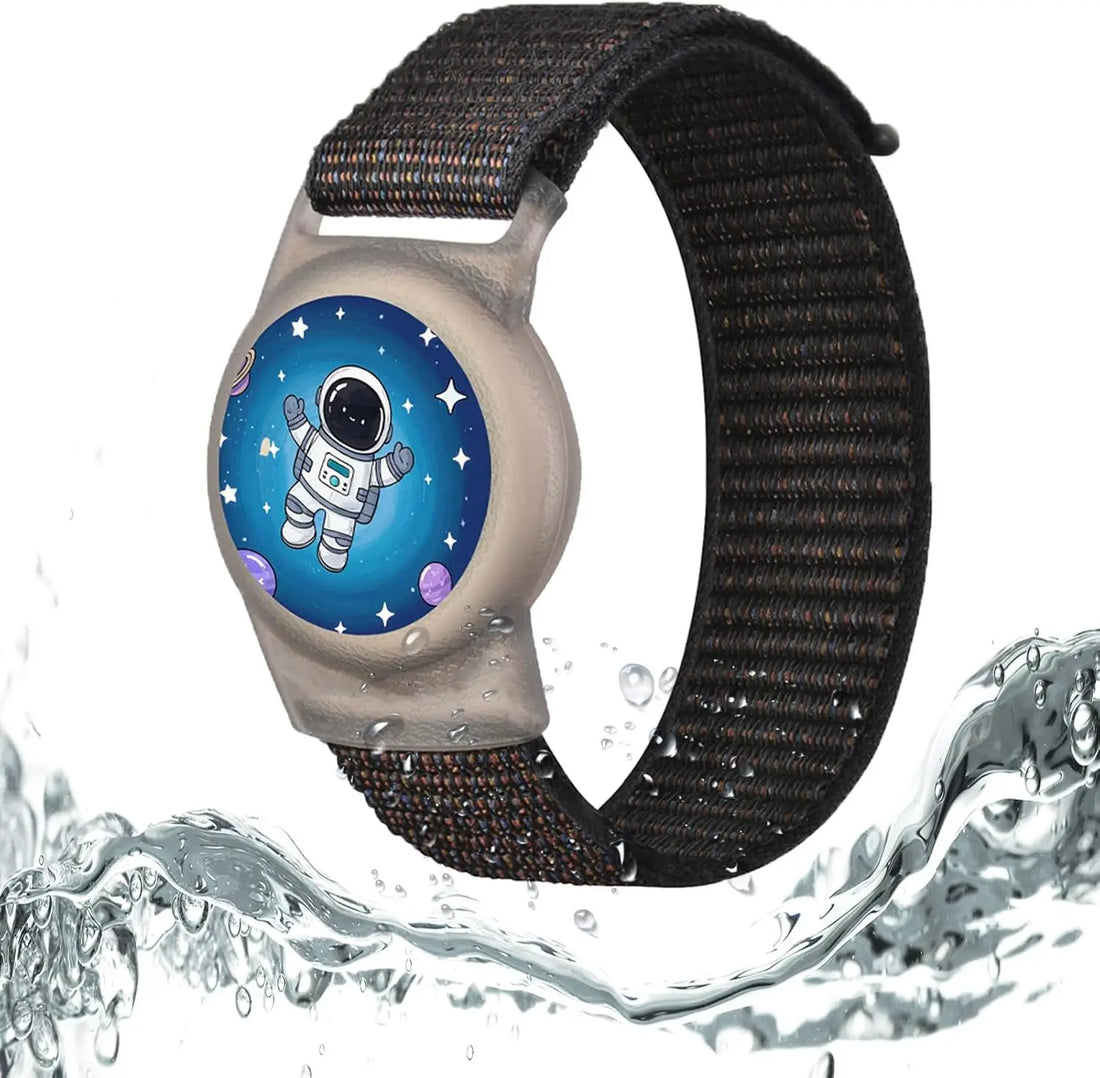 Soft silicone, children's Air Tag bracelet.