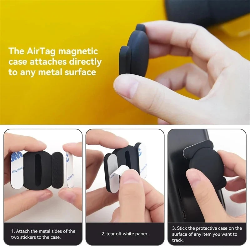 Strong Magnetic Silicone Protective Case for Apple Airtag