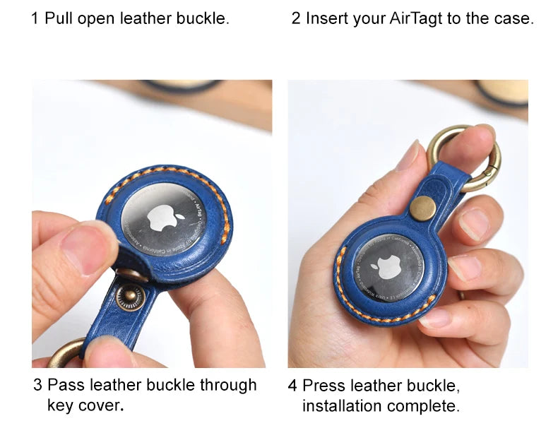 Air Tag Leather case