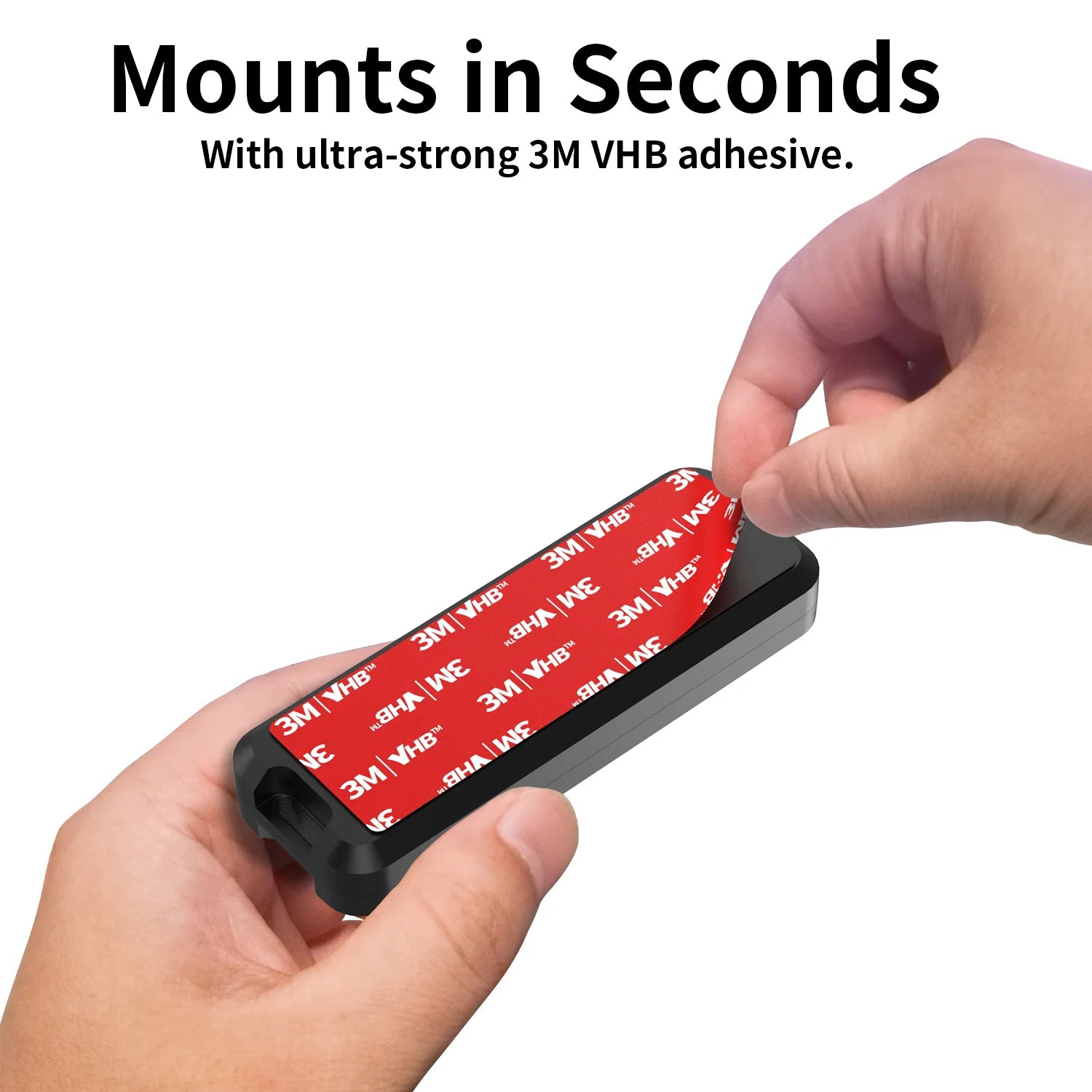 Stick-on Airtag case with additional Battery Power for extended life.