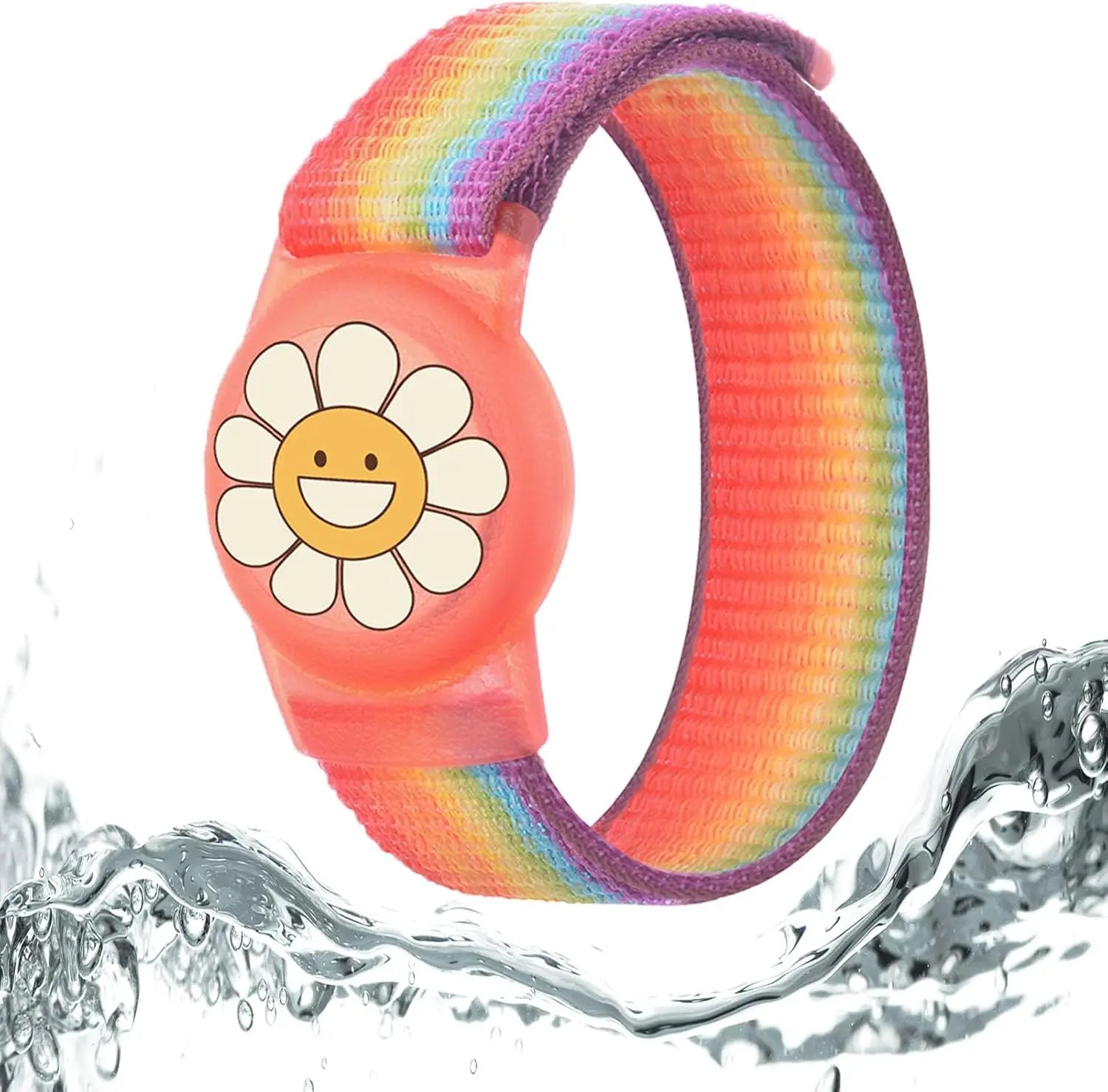 Soft silicone, children's Air Tag bracelet.