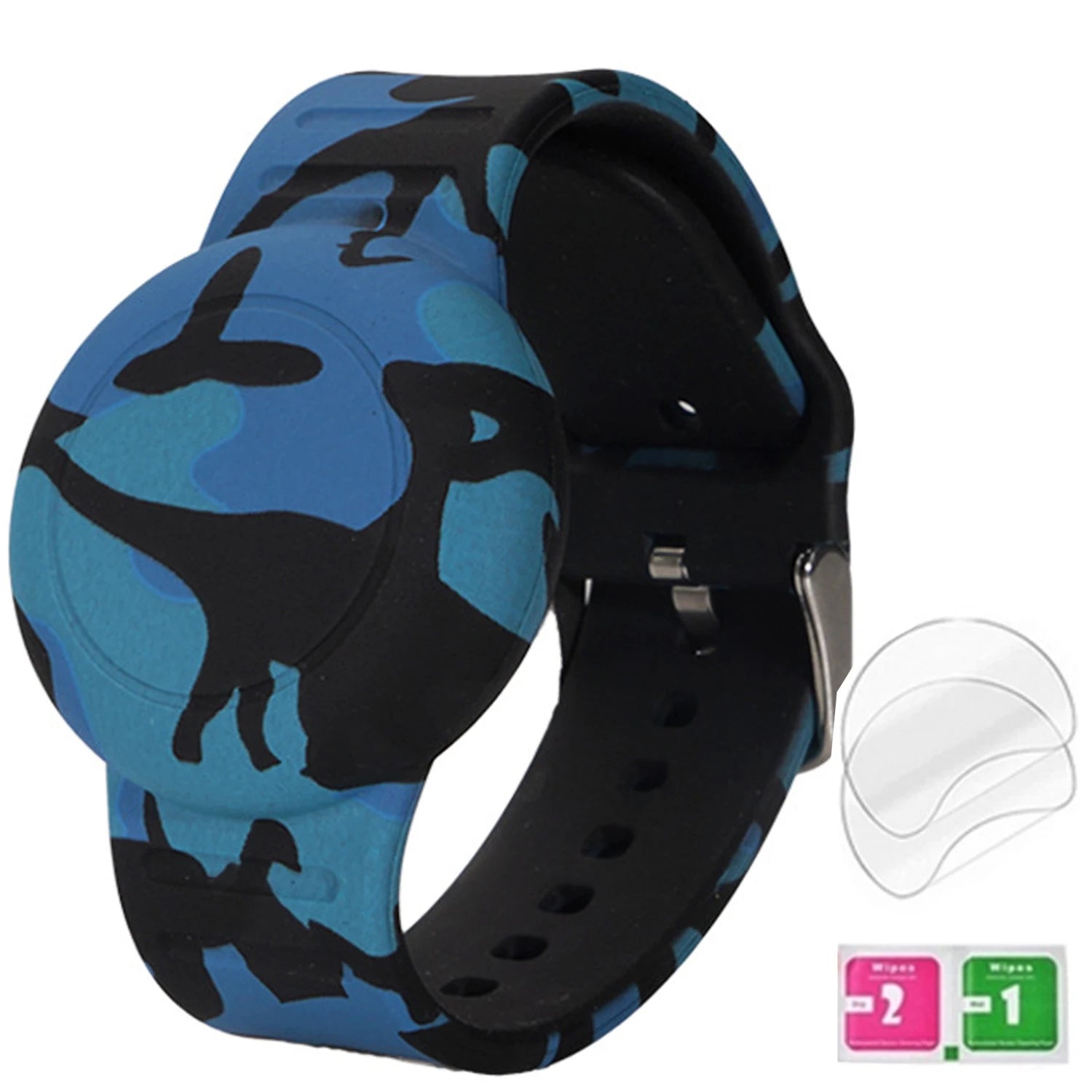 Soft silicone, children's Air Tag bracelet.
