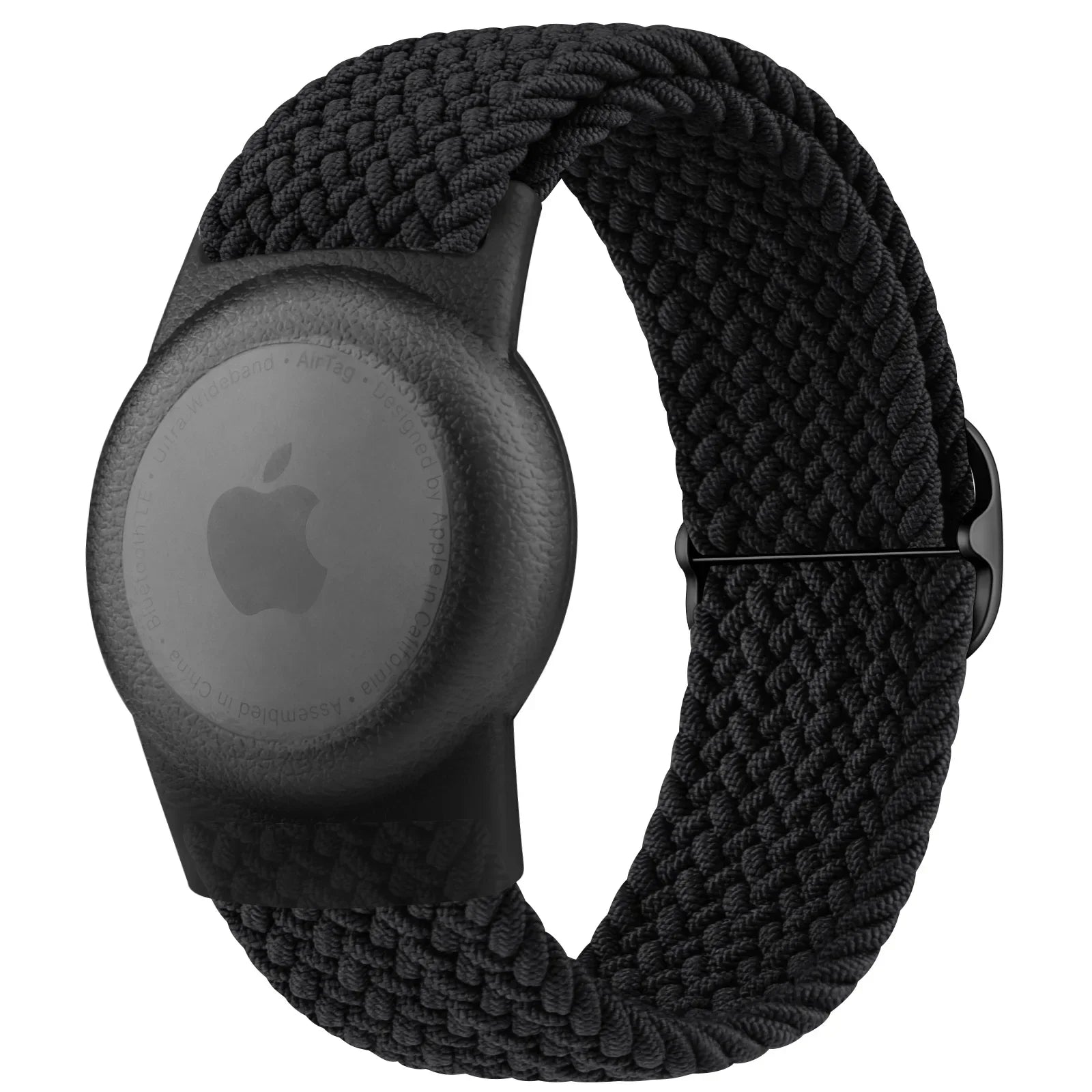 Braided children's wristband for AirTag