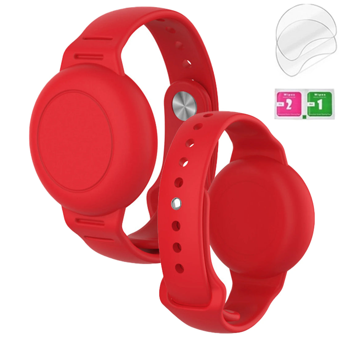 Soft silicone, children's Air Tag bracelet.