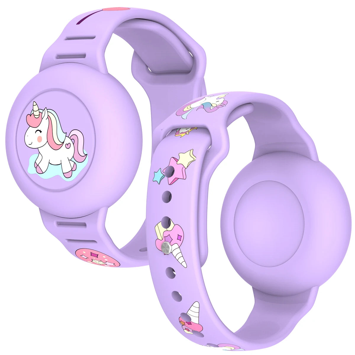 Soft silicone, children's Air Tag bracelet.