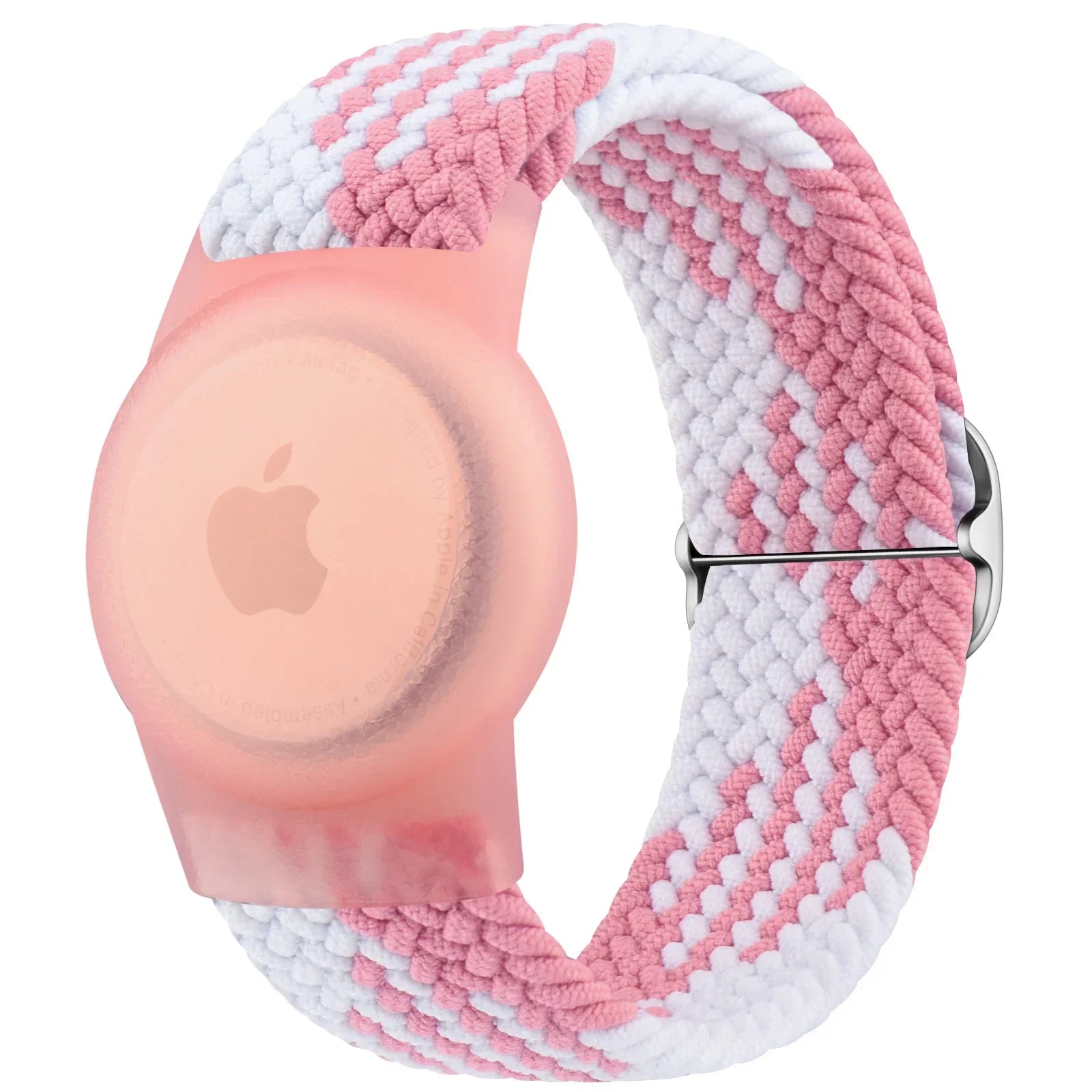 Braided children's wristband for AirTag