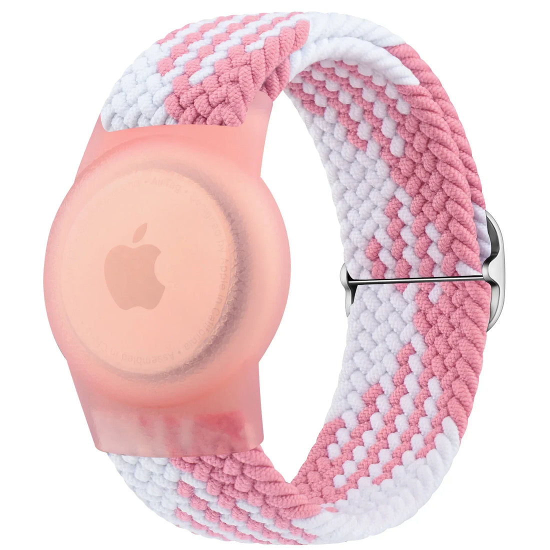 Braided children's wristband for AirTag