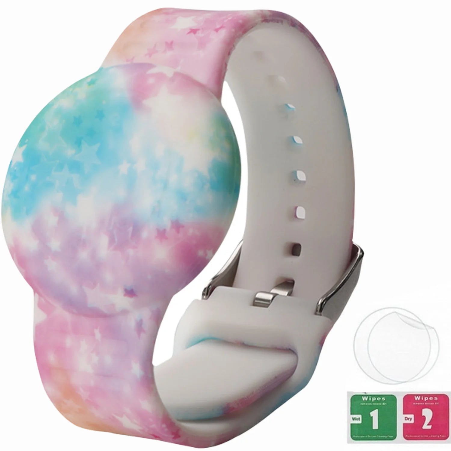 Soft silicone, children's Air Tag bracelet.