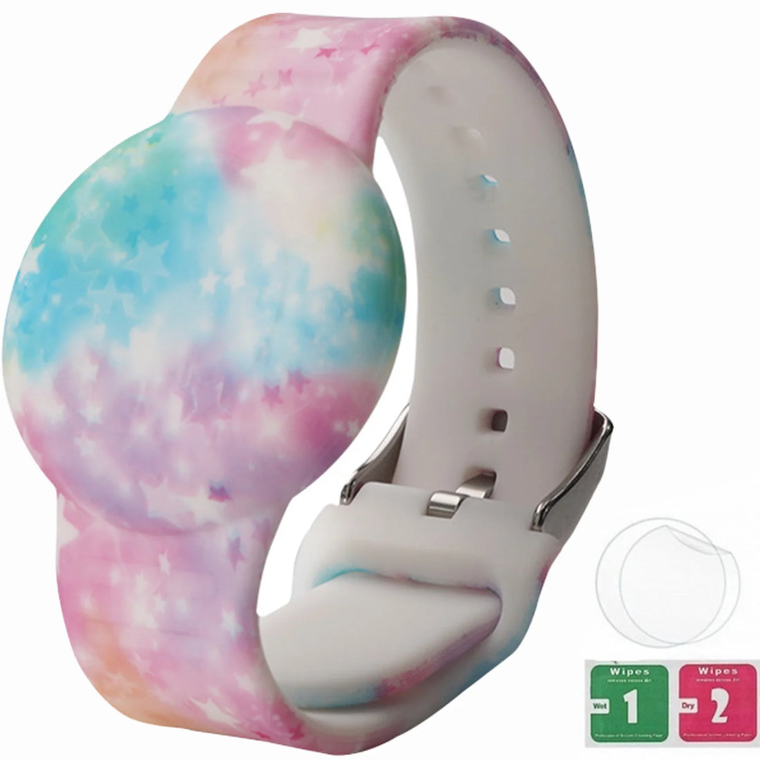 Soft silicone, children's Air Tag bracelet.