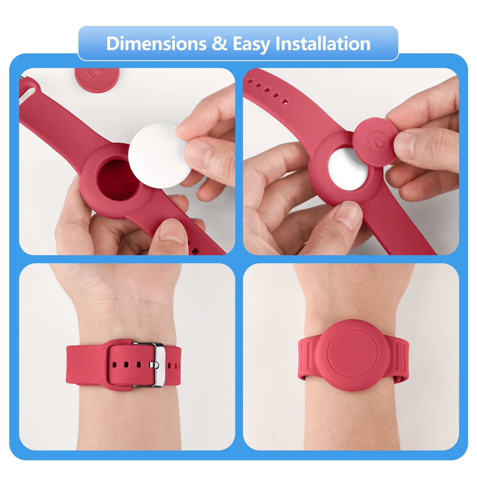 Waterproof children's wristband - multiple colours