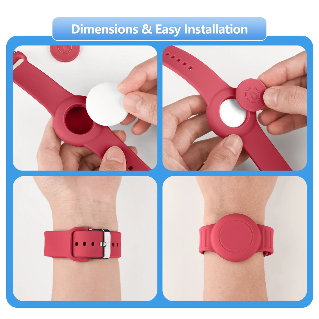 Waterproof children's wristband - multiple colours