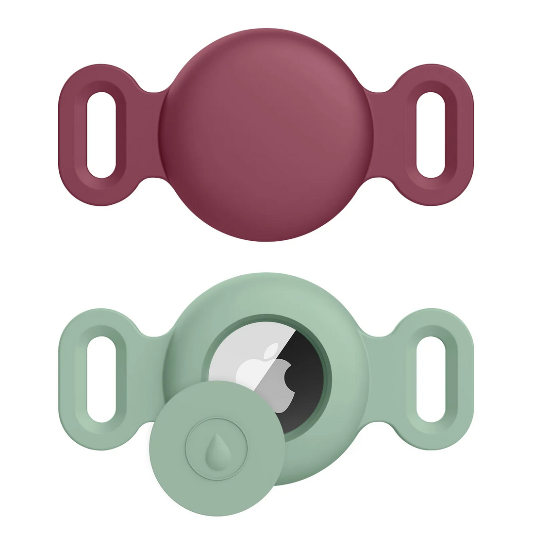 Silicone Air tag holder for existing Dog Collars.