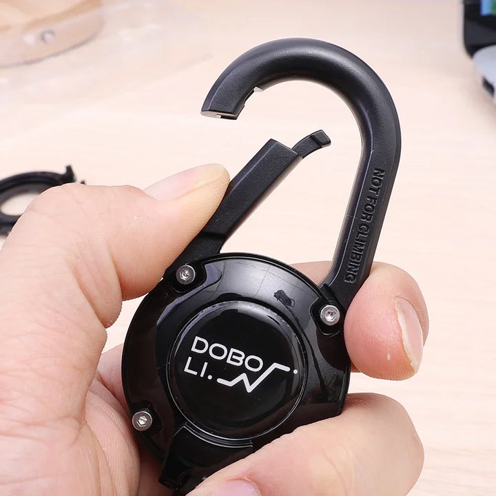 Carabiner with Air Tag holder.