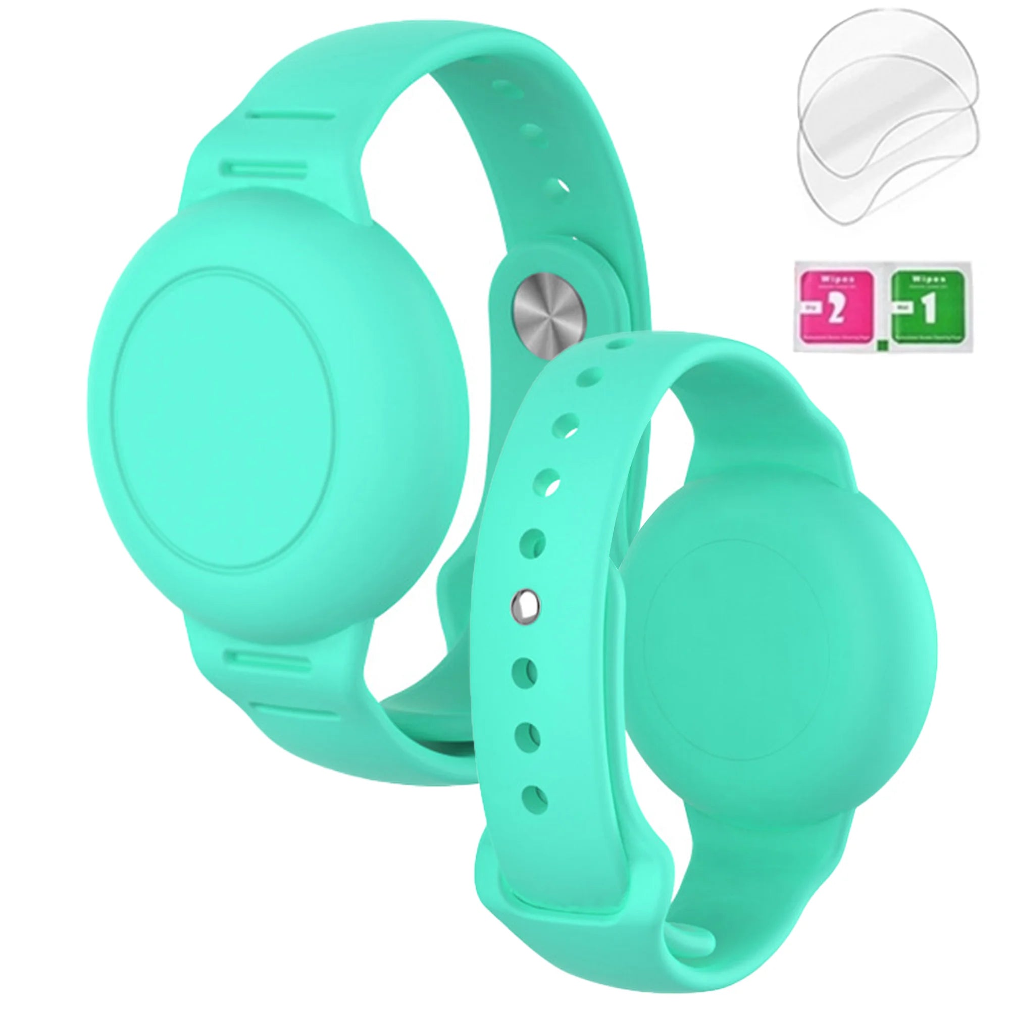 Soft silicone, children's Air Tag bracelet.