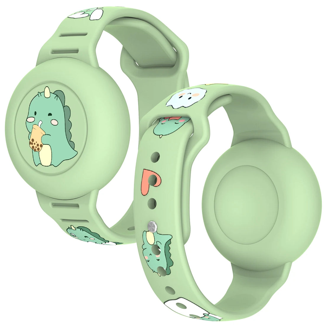 Soft silicone, children's Air Tag bracelet.