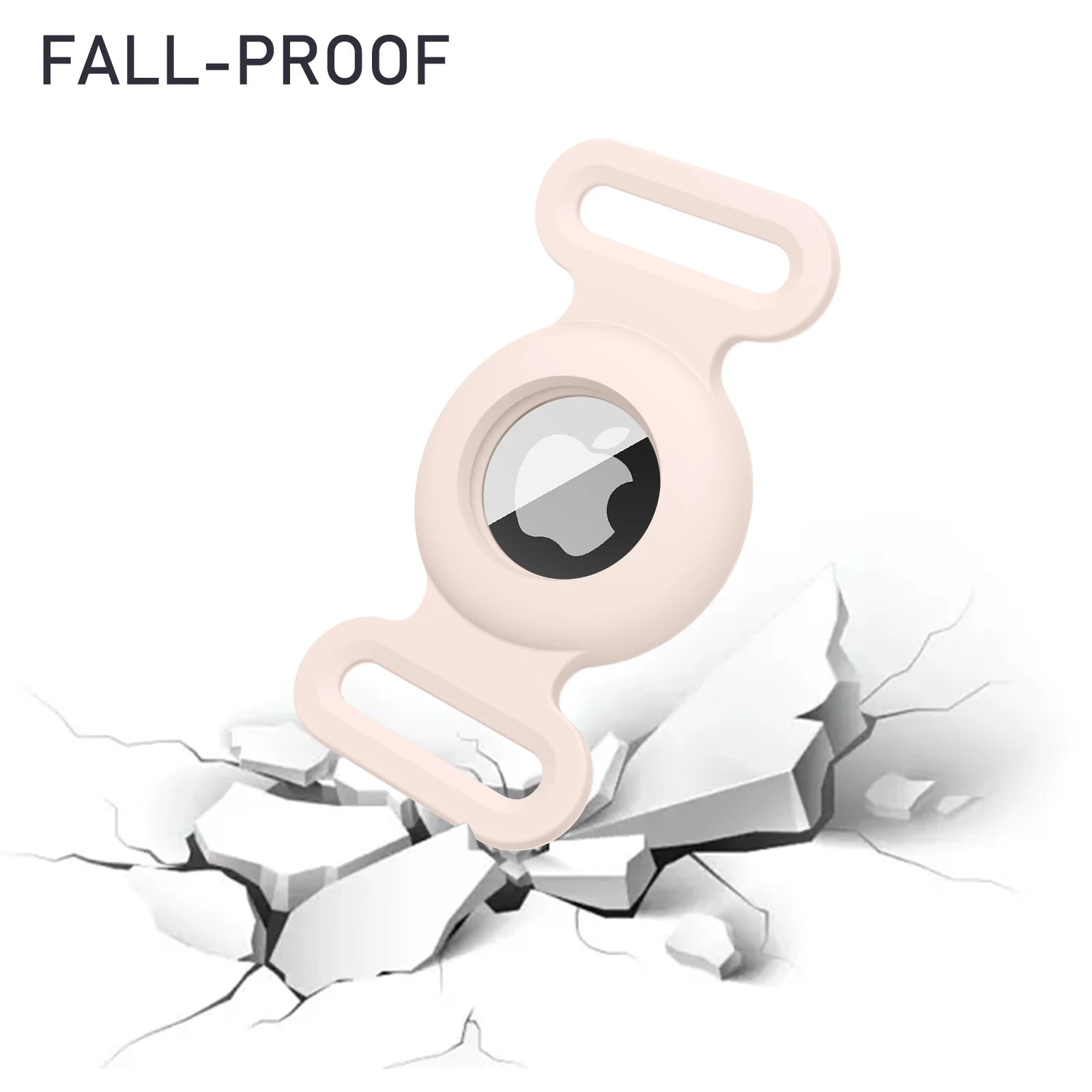 Silicone Air tag holder for existing Dog Collars.